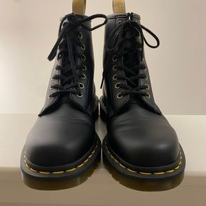 Dr. Martens Vegan 1460 Fashion Boot Unisex | Black | Women’s 8 | Men’s 7
